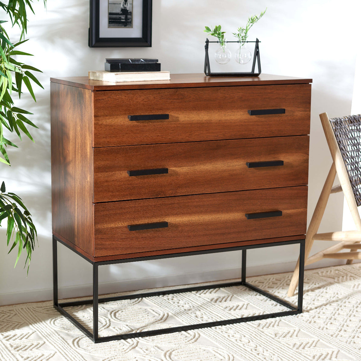 Safavieh Marquise 3 Drawer Chest , CHS5002 - Brown