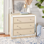 Safavieh Basie 3 Drawer Chest , CHS6414 - Antique Beige