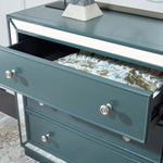 Safavieh Basie 3 Drawer Chest , CHS6414 - Steel Teal