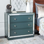 Safavieh Basie 3 Drawer Chest , CHS6414 - Steel Teal