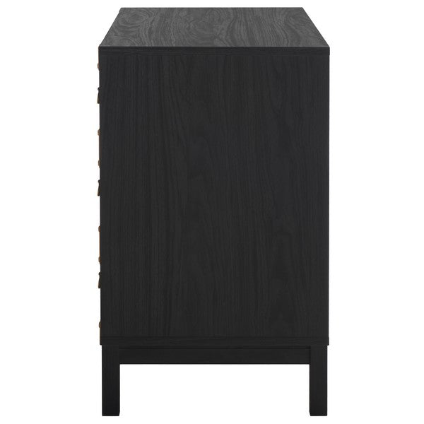 Safavieh Galio 3 Drawer Chest, CHS9600 - Black / Gold