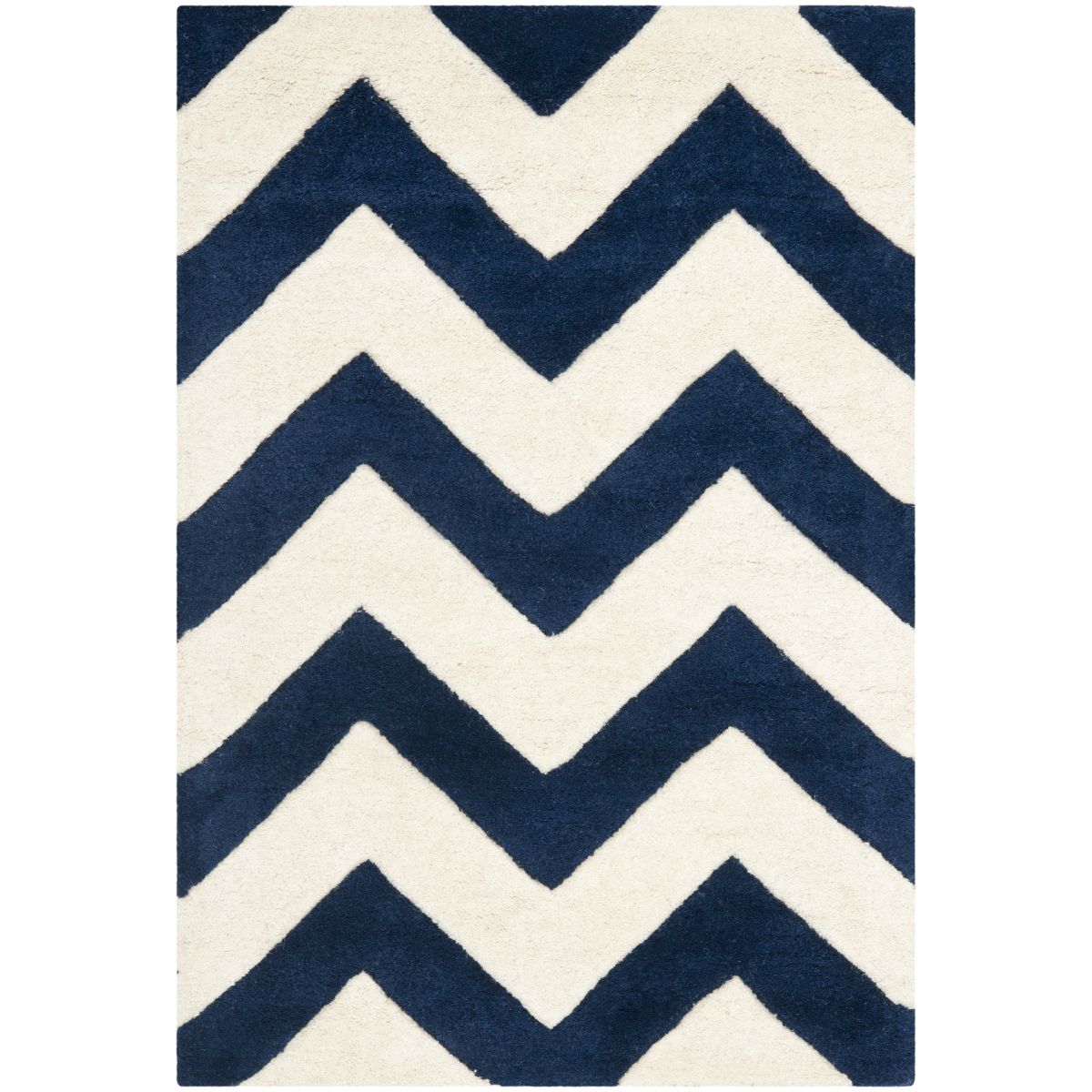 Safavieh Chatham 715 Rug, CHT715 - Dark Blue / Ivory