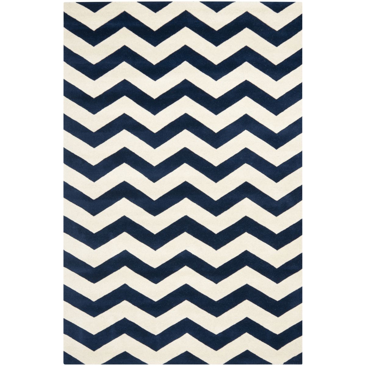 Safavieh Chatham 715 Rug, CHT715 - Dark Blue / Ivory