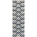 Safavieh Chatham 719 Rug, CHT719 - Dark Blue / Ivory