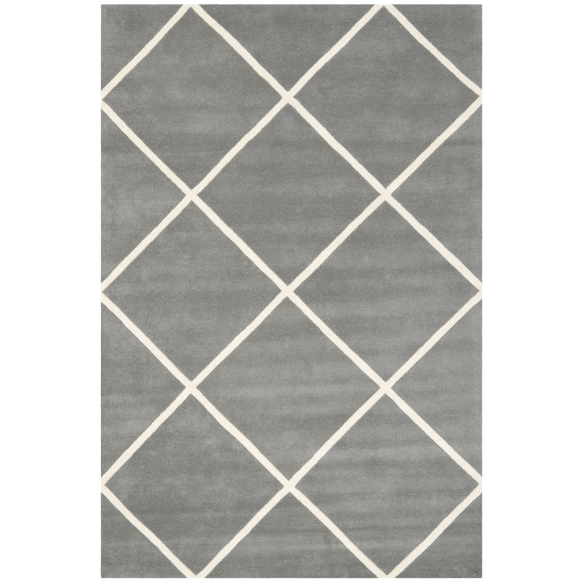 Safavieh Chatham 720 Rug, CHT720 - Dark Grey / Ivory