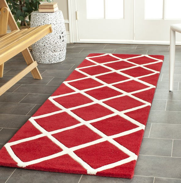 Safavieh Chatham 720 Rug, CHT720 - Red / Ivory
