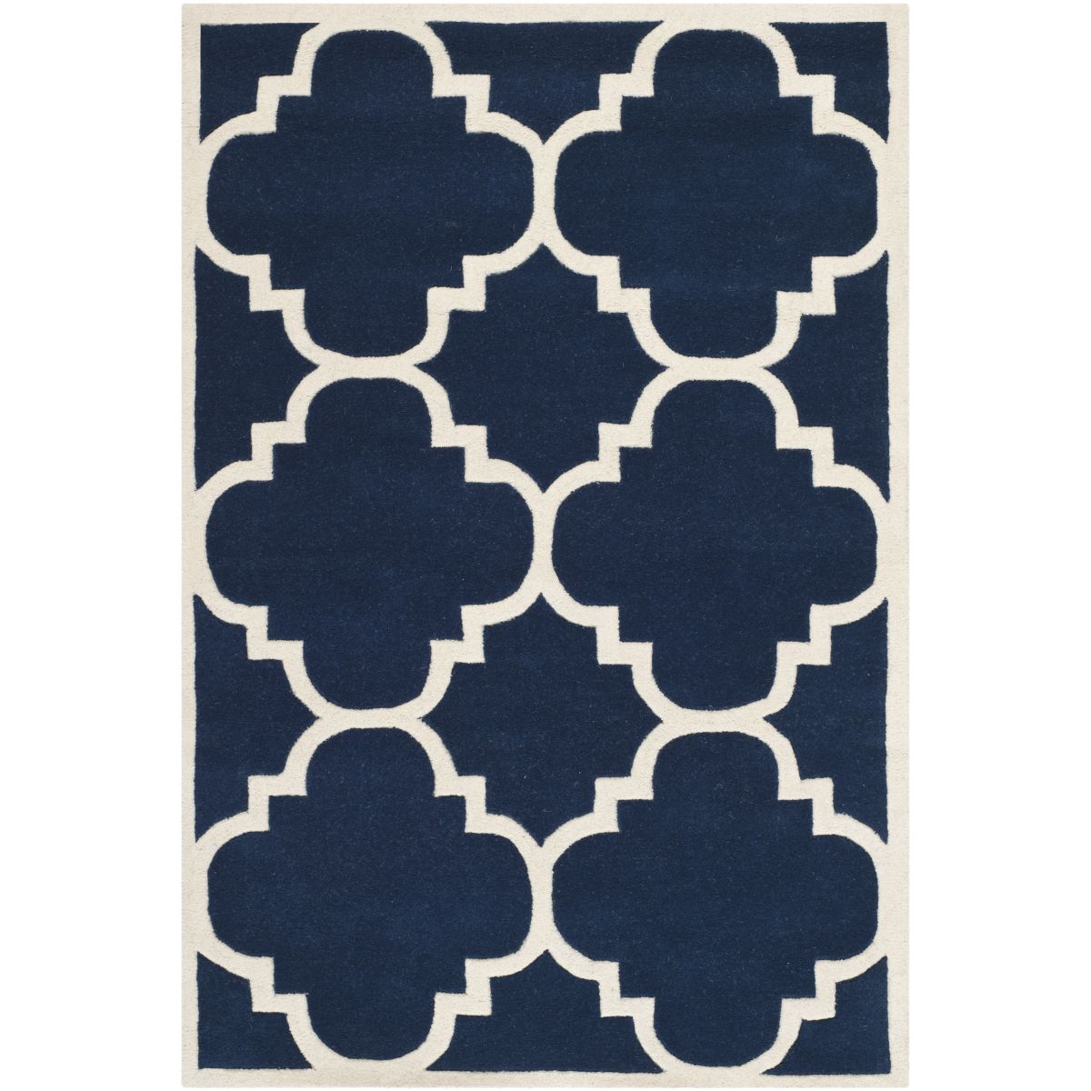 Safavieh Chatham 730 Rug, CHT730 - Dark Blue / Ivory