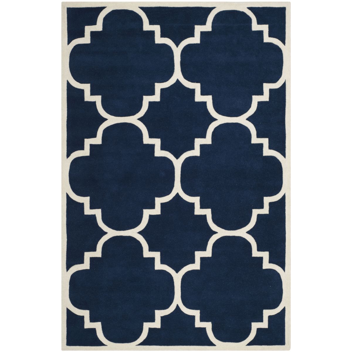 Safavieh Chatham 730 Rug, CHT730 - Dark Blue / Ivory