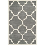 Safavieh Chatham 730 Rug, CHT730 - Dark Grey / Ivory