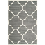 Safavieh Chatham 730 Rug, CHT730 - Dark Grey / Ivory