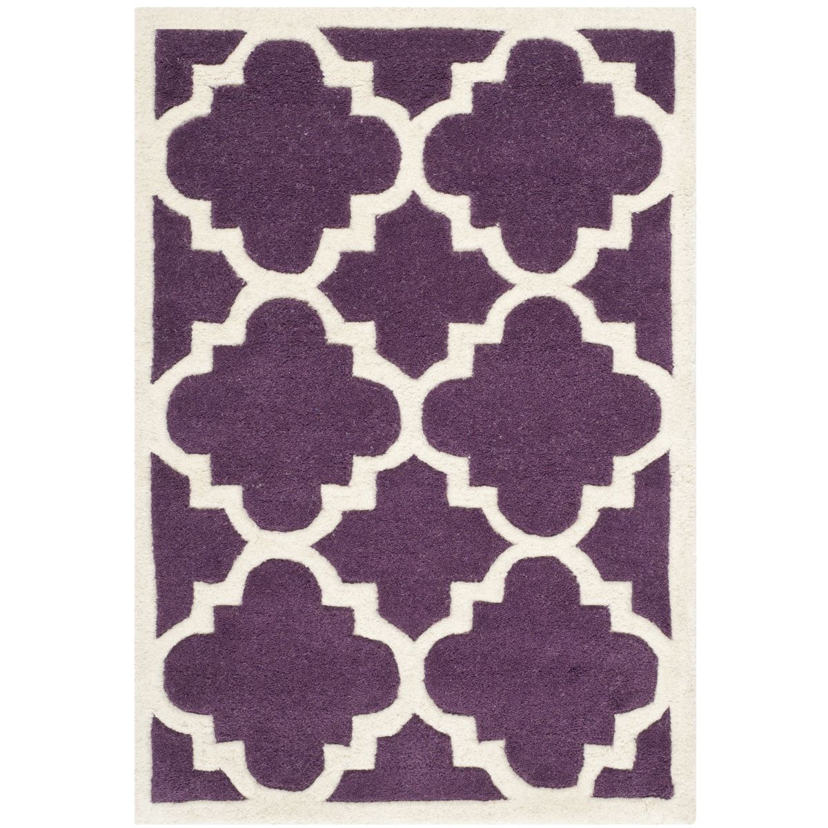 Safavieh Chatham 730 Rug, CHT730 - Purple / Ivory