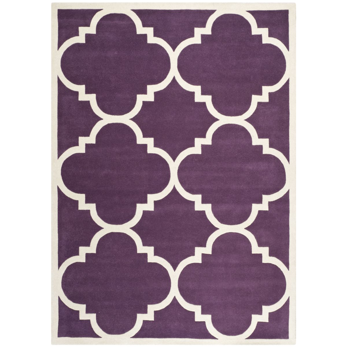 Safavieh Chatham 730 Rug, CHT730 - Purple / Ivory