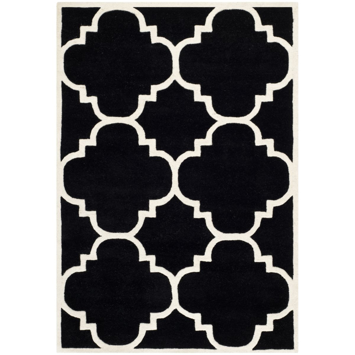 Safavieh Chatham 730 Rug, CHT730 - Black / Ivory