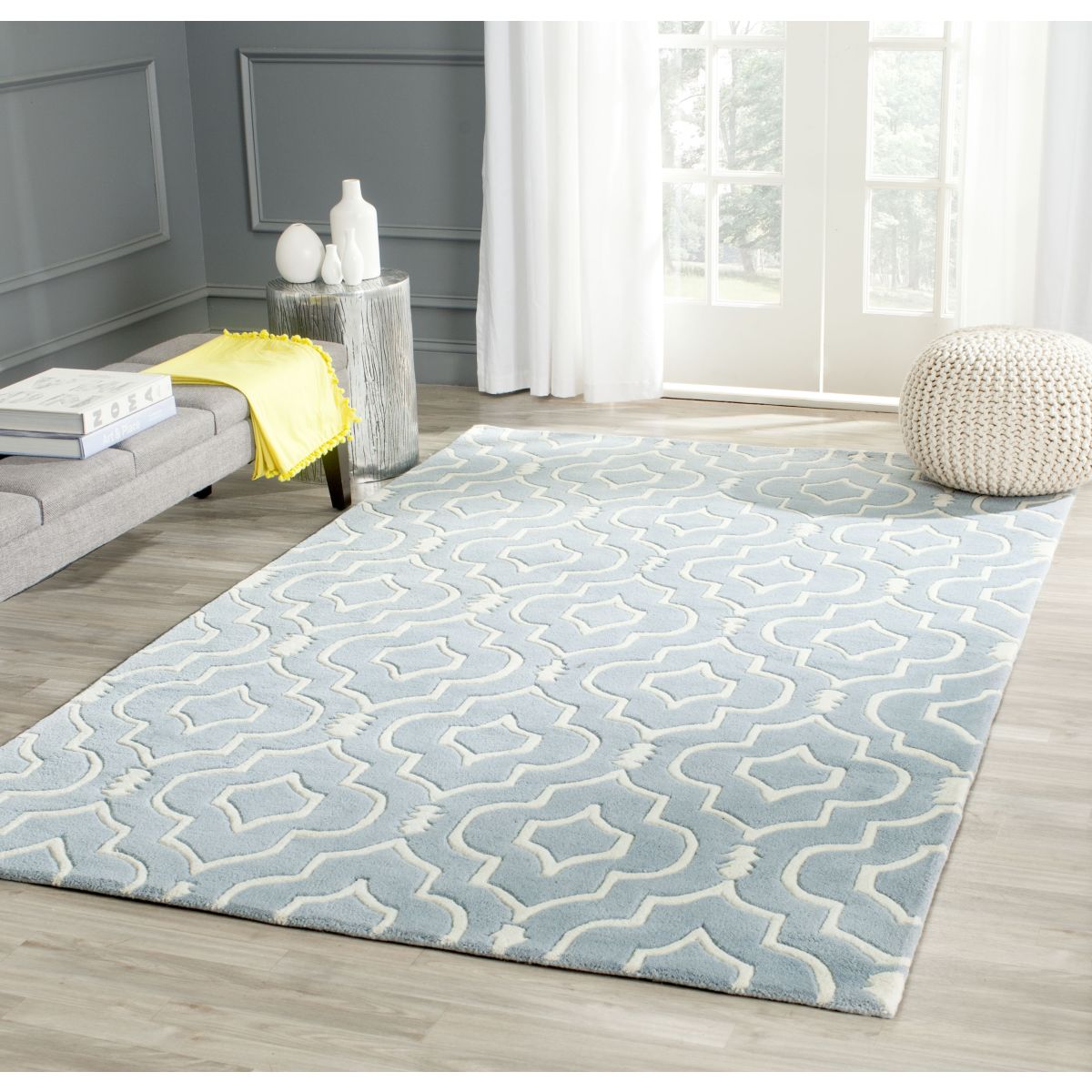 Safavieh Chatham 736 Rug, CHT736 - Blue / Ivory