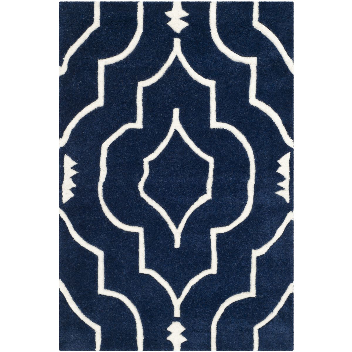 Safavieh Chatham 736 Rug, CHT736 - Dark Blue / Ivory