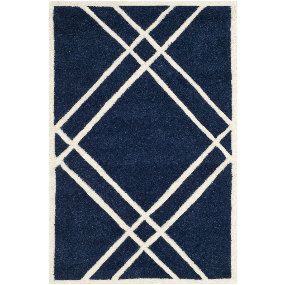 Safavieh Chatham 740 Rug, CHT740 - Dark Blue / Ivory