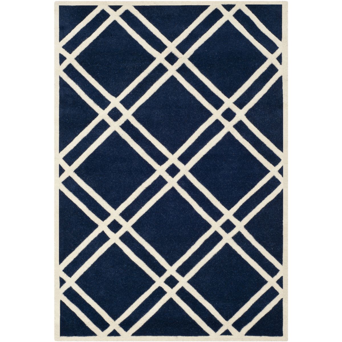 Safavieh Chatham 740 Rug, CHT740 - Dark Blue / Ivory