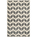 Safavieh Chatham 746 Rug, CHT746 - Dark Grey / Ivory