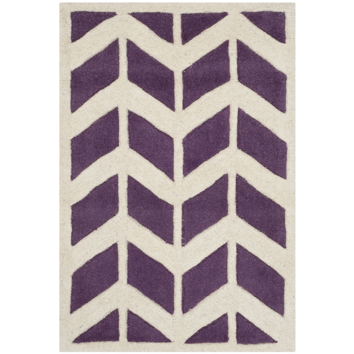 Safavieh Chatham 746 Rug, CHT746 - Purple / Ivory