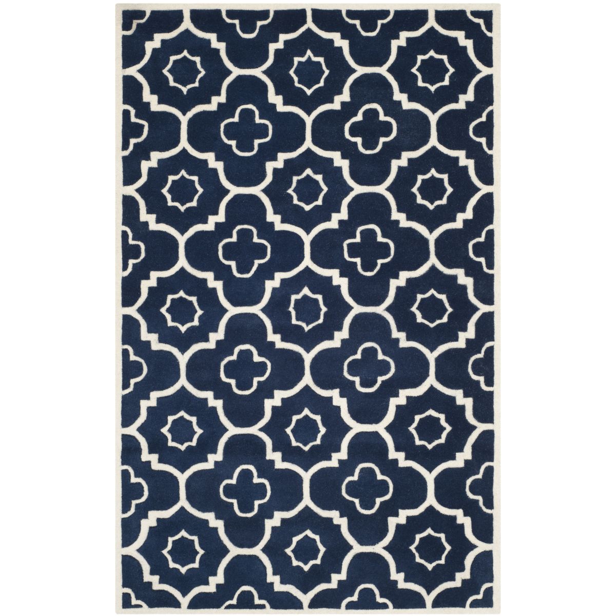 Safavieh Chatham 750 Rug, CHT750 - Dark Blue / Ivory