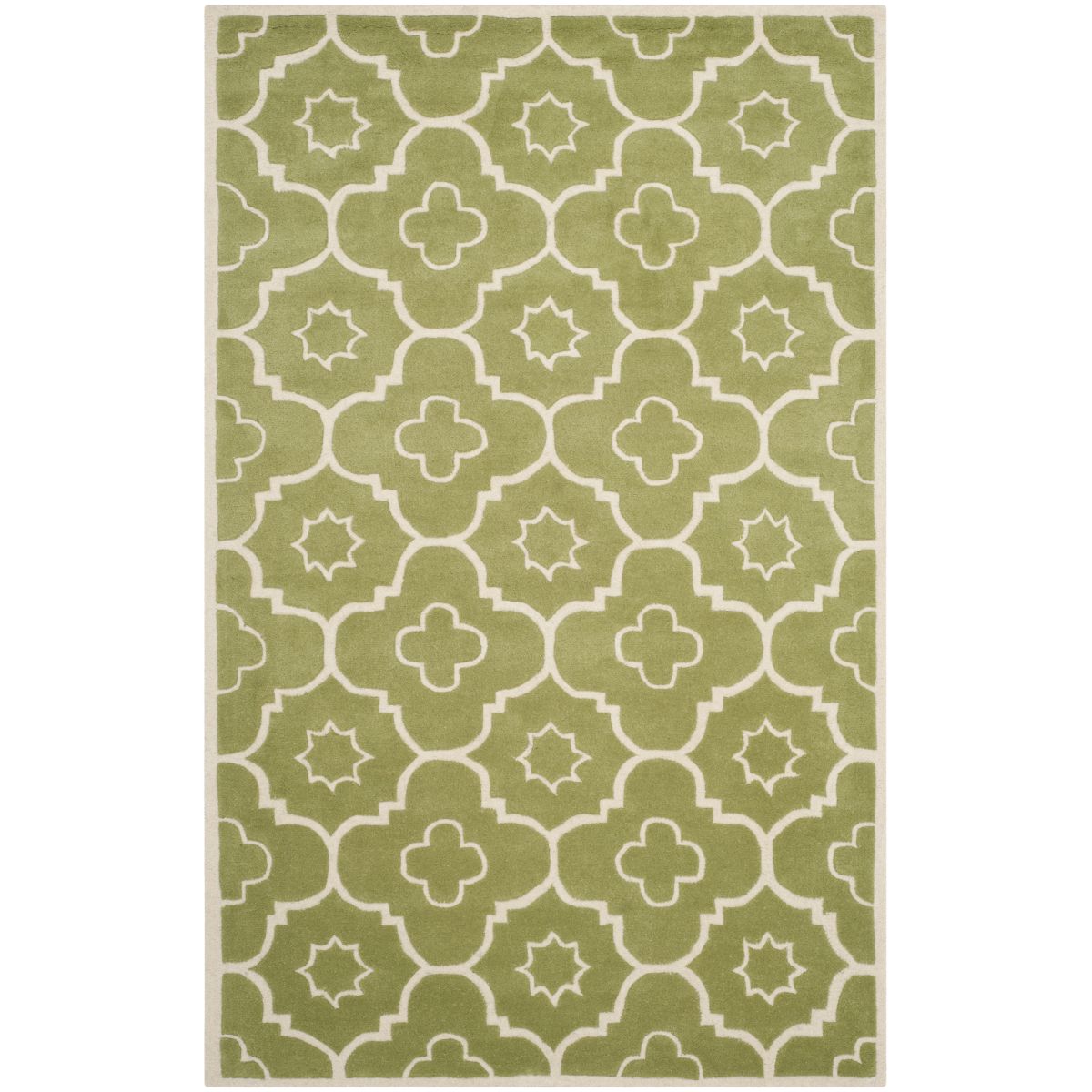 Safavieh Chatham 750 Rug, CHT750 - Green / Ivory
