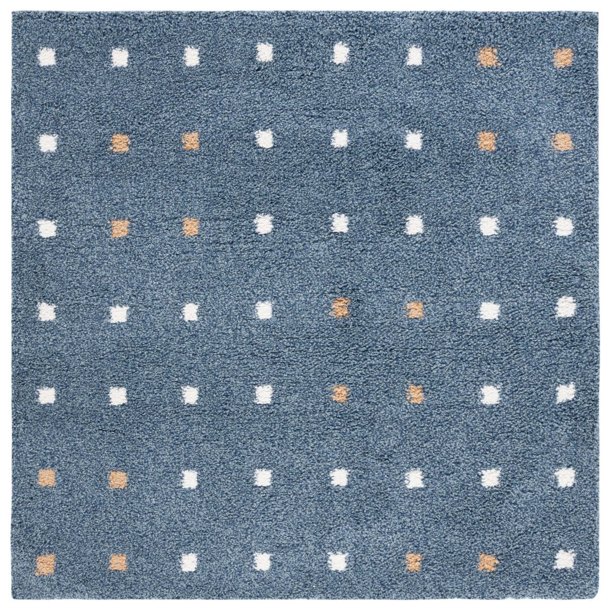 Safavieh Calico Shag 102 Rug, CLC102 - Blue / Ivory