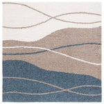 Safavieh Calico Shag 108 Rug, CLC108 - Taupe / Blue