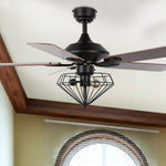 Safavieh Leanne Ceiling Fan/Remote , CLF1026 - Black