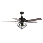 Safavieh Leanne Ceiling Fan/Remote , CLF1026 - Black