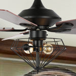 Safavieh Leanne Ceiling Fan/Remote , CLF1026 - Black