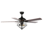 Safavieh Leanne Ceiling Fan/Remote , CLF1026 - Black