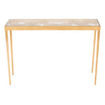 Safavieh Leilani Palm Leaf Console Table , CNS2500 - Gold Leaf/Glass
