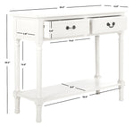 Safavieh Primrose 2 Drawer Console Table , CNS5706 - Distrssed White