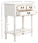 Safavieh Primrose 3 Drawer Console Table , CNS5707 - Distrssed White
