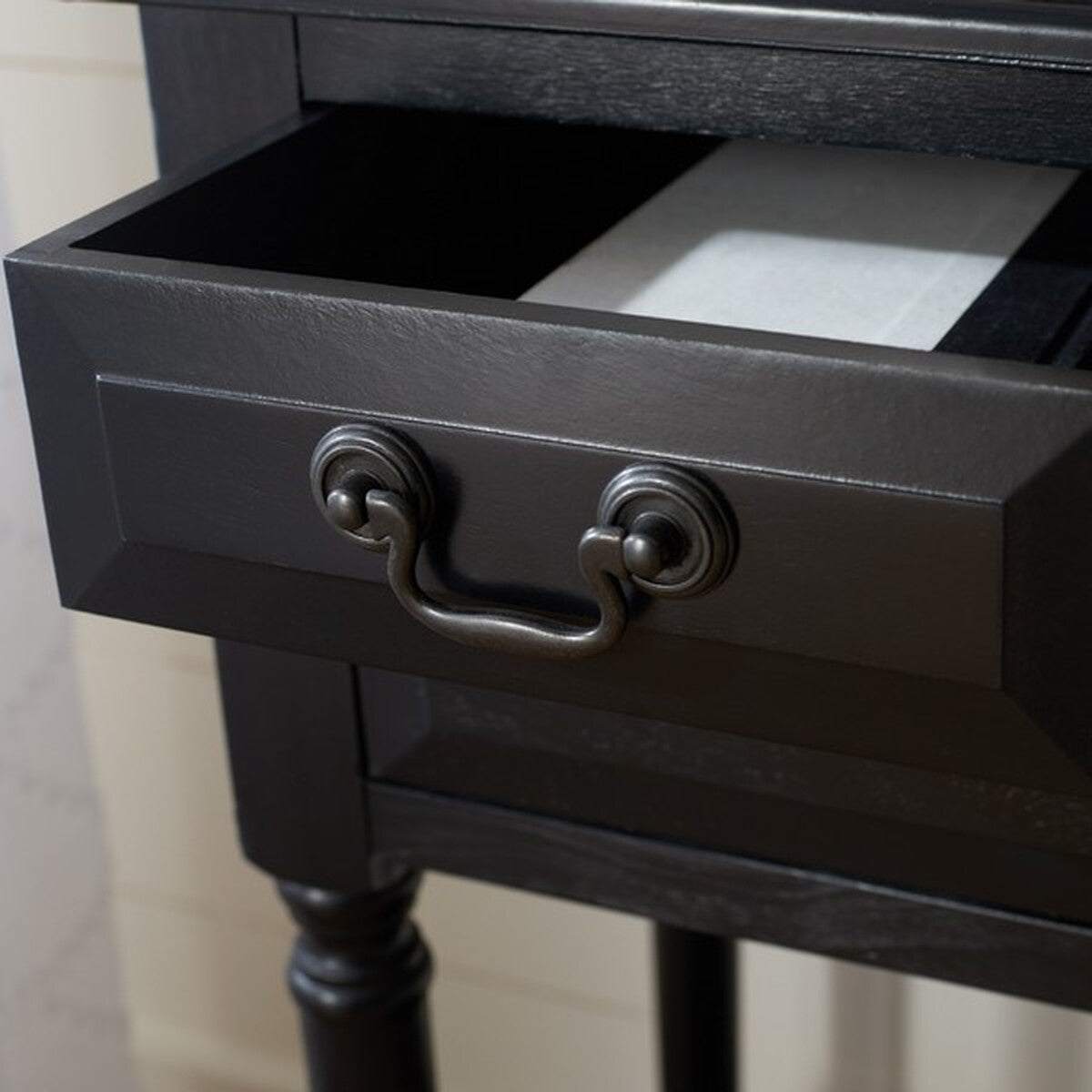 Safavieh Primrose 3 Drawer Console Table, CNS5707 - Black