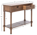 Safavieh Landers 2 Drawer Console, CNS5710 - Brown