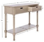 Safavieh Landers 2 Drawer Console, CNS5710 - Greige