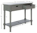 Safavieh Landers 2 Drawer Console, CNS5710 - Distressed Grey