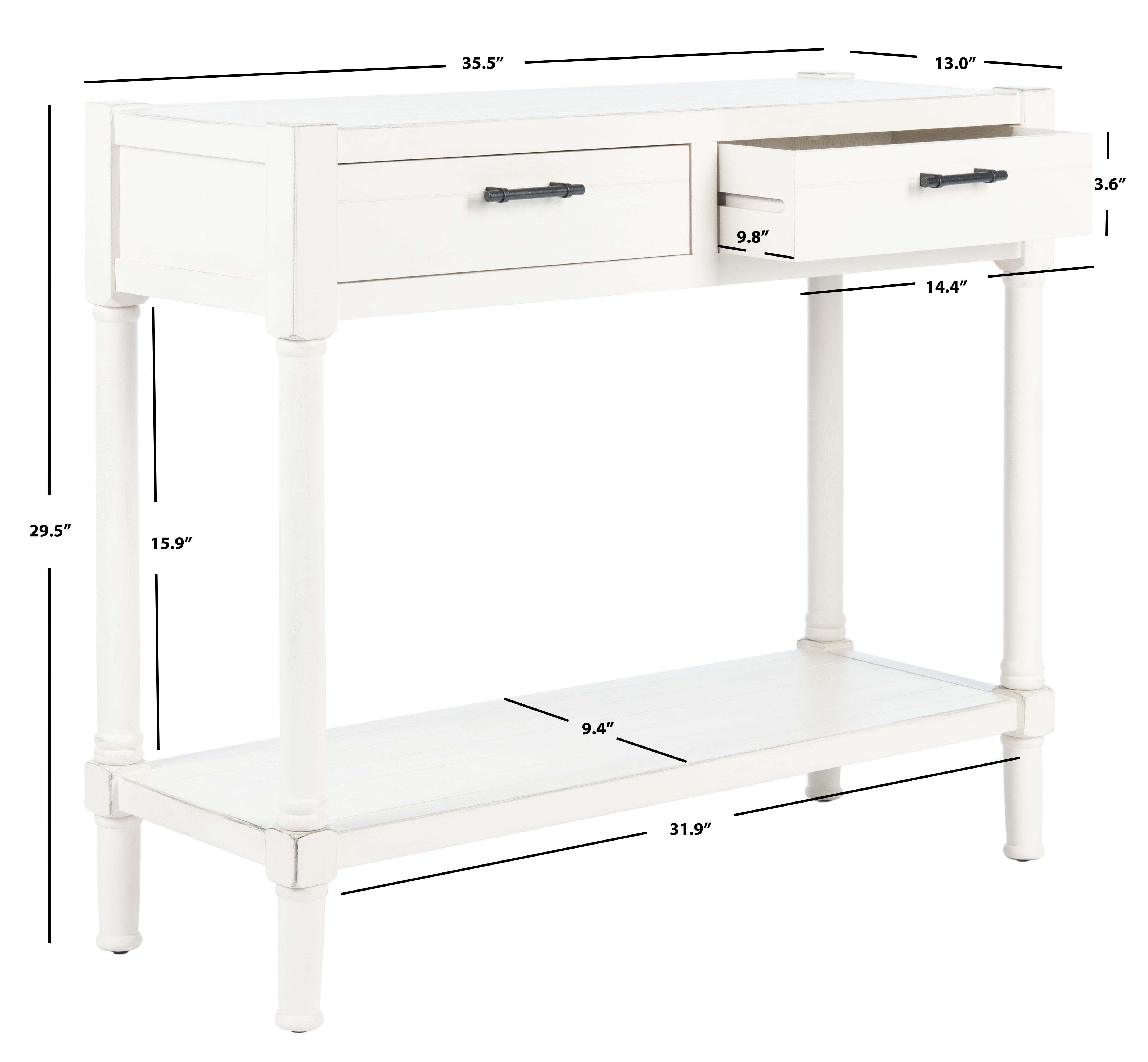 Safavieh Filbert 2 Drawer Console Table, CNS5716