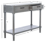 Safavieh Filbert 2 Drawer Console Table , CNS5716 - White Wash Grey