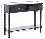 Safavieh Halton 2Drw Console Table , CNS5718 - Black