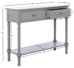 Safavieh Halton 2Drw Console Table , CNS5718 - Distressed / Grey