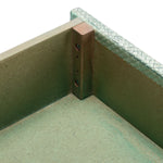 Safavieh Asa 2 Drawer 1 Shelf Console Table , CNS6602 - Turquoise / Antique Gold