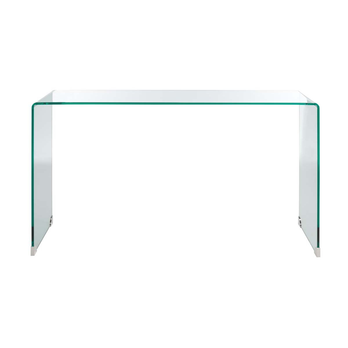 Safavieh Huck Tempered Glass Console Table , CNS7301 - Clear