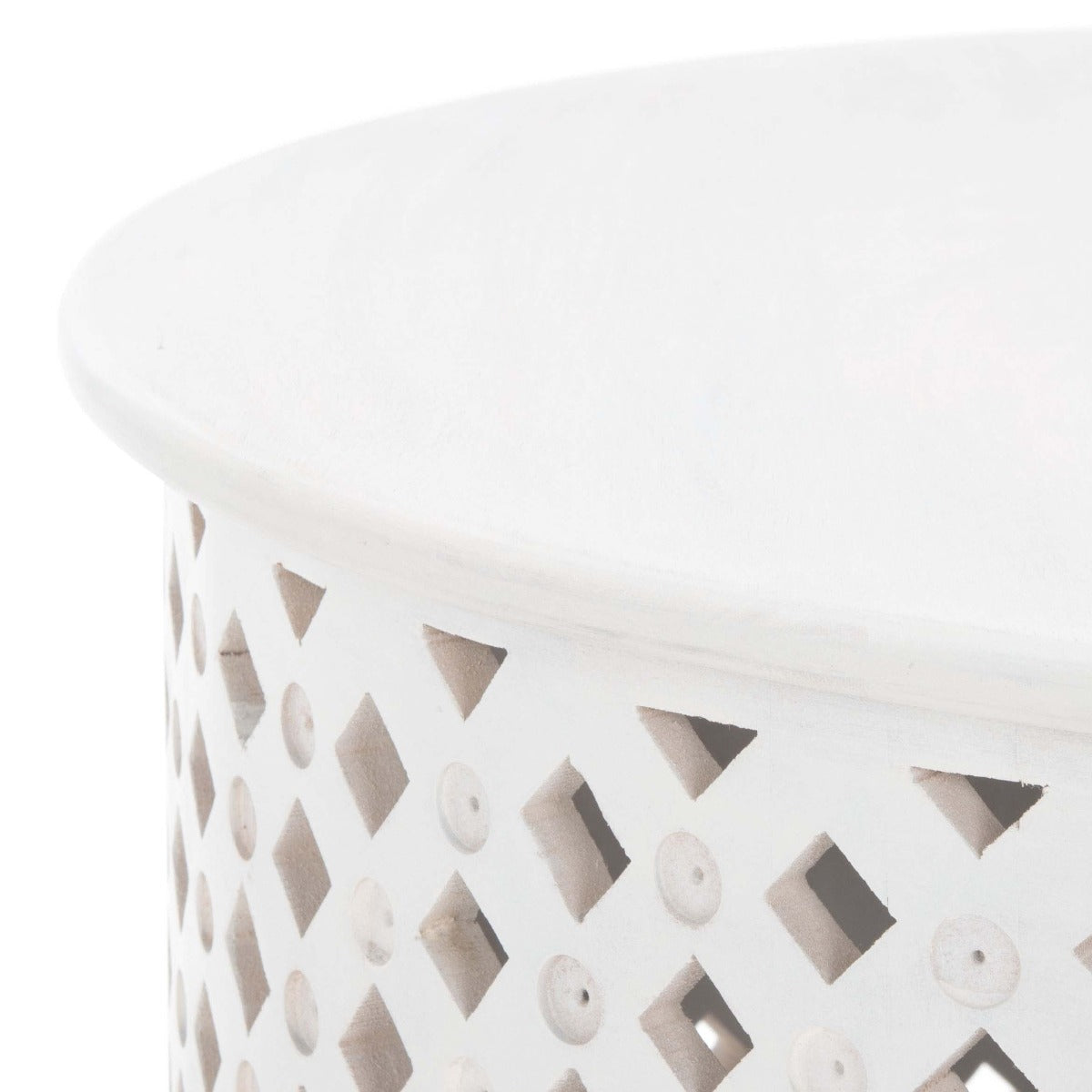 Safavieh Kyrith Round Coffee Table , COF5301 - White Wash