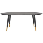 Safavieh Ames Oval Coffee Table , COF5802 - Black / Gold