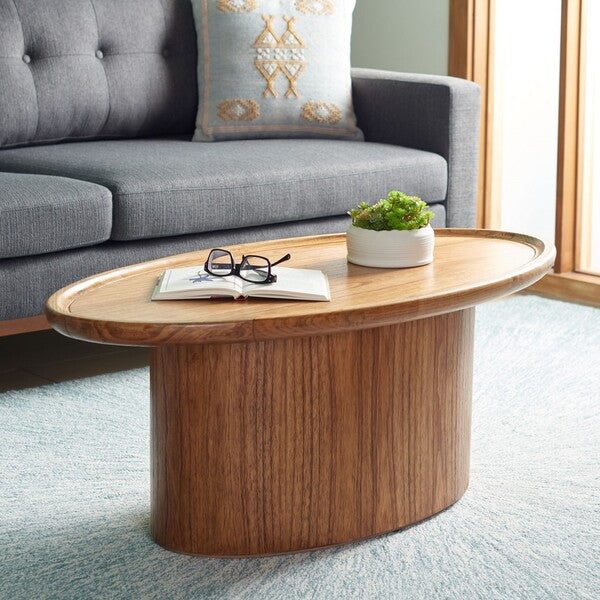 Safavieh Flyte Oval Coffee Table , COF6602 - Natural