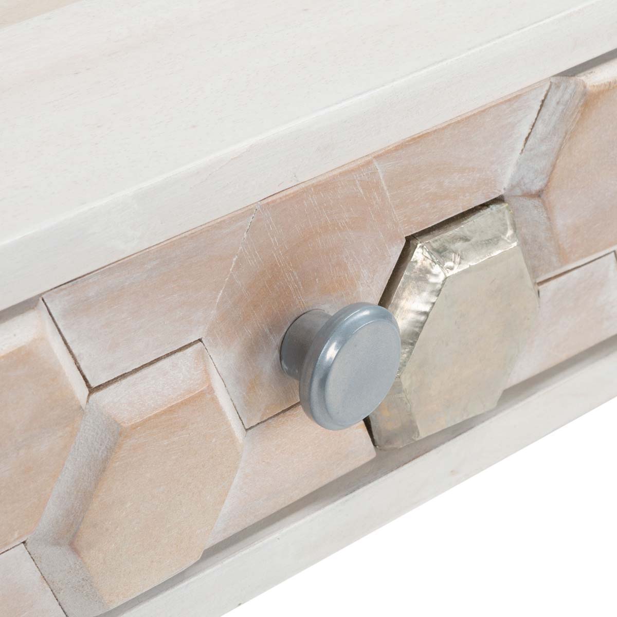 Safavieh Raveena Coffee Table , COF9002 - White Washed / Silver