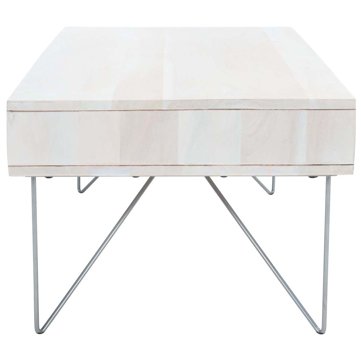 Safavieh Raveena Coffee Table , COF9002 - White Washed / Silver