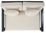 Safavieh Couture Montford 2-Seat Bench - Black / White